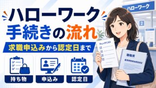 ハローワークで失業保険を申請する流れ|求職申込み・持ち物・認定日まで解説